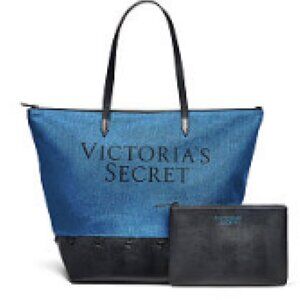 Victoria Secret DENIM Tote Bag